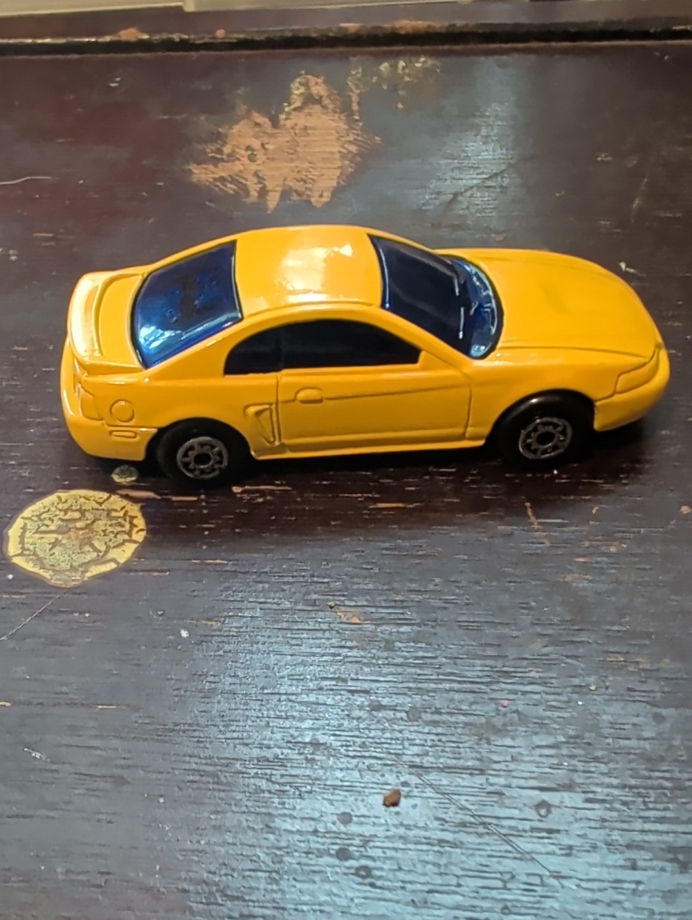 Yellow Mustang Sports Car Toy - Kids Cars & Vehicles